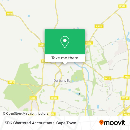 SDK Chartered Accountants map