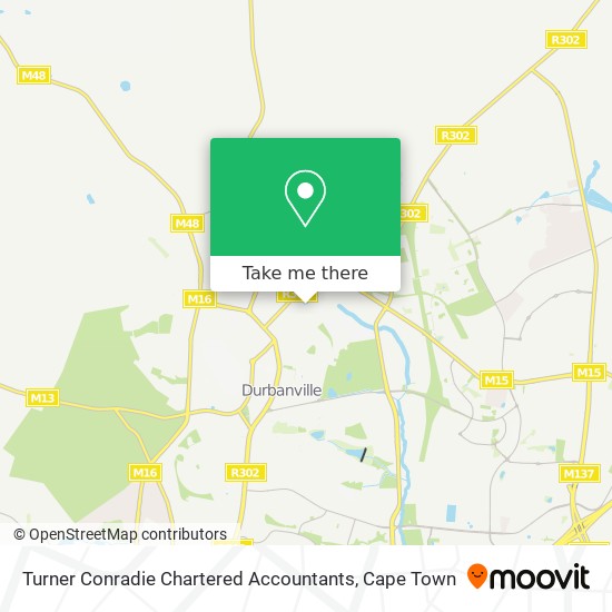 Turner Conradie Chartered Accountants map