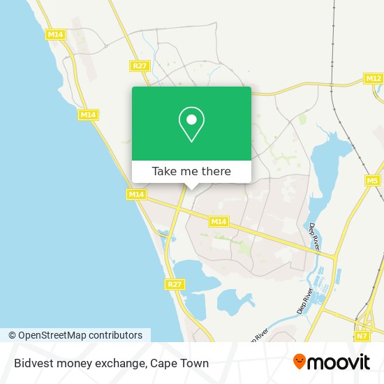 Bidvest money exchange map