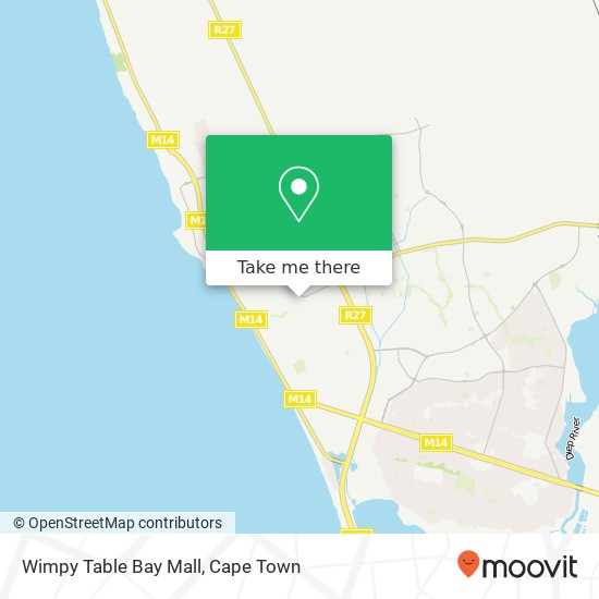 Wimpy Table Bay Mall map