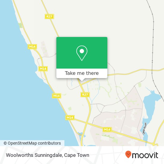 Woolworths Sunningdale map
