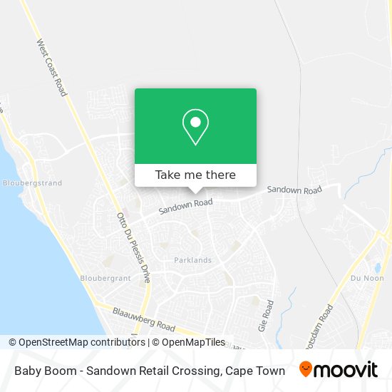 Baby Boom - Sandown Retail Crossing map