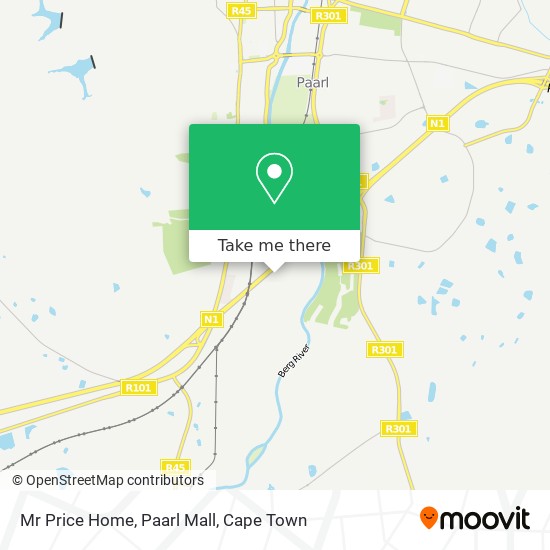 Mr Price Home, Paarl Mall map