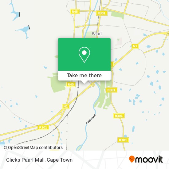 Clicks Paarl Mall map