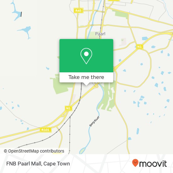 FNB Paarl Mall map