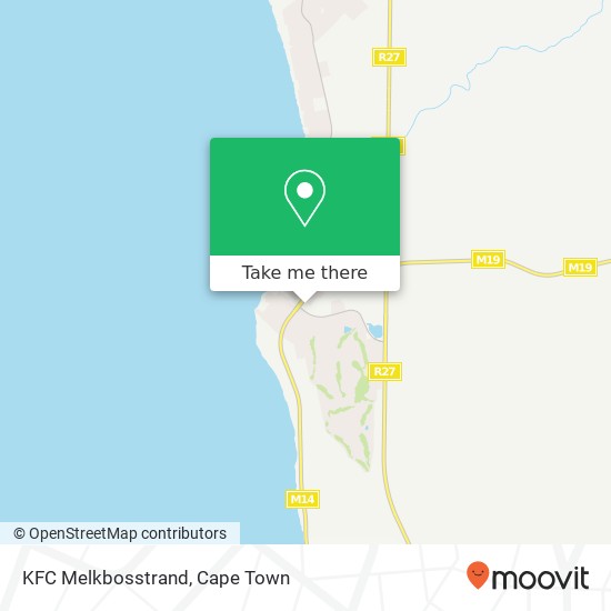 KFC Melkbosstrand map