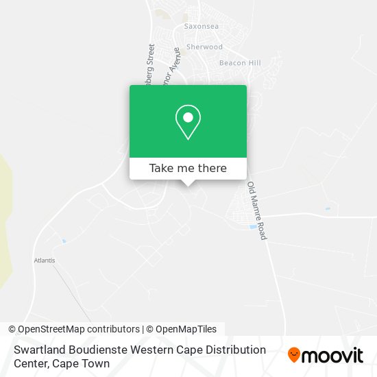 Swartland Boudienste Western Cape Distribution Center map