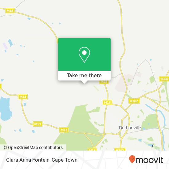 Clara Anna Fontein map