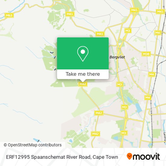 ERF12995 Spaanschemat River Road map