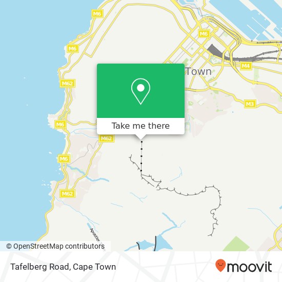 Tafelberg Road map