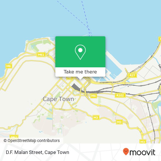 D.F. Malan Street map