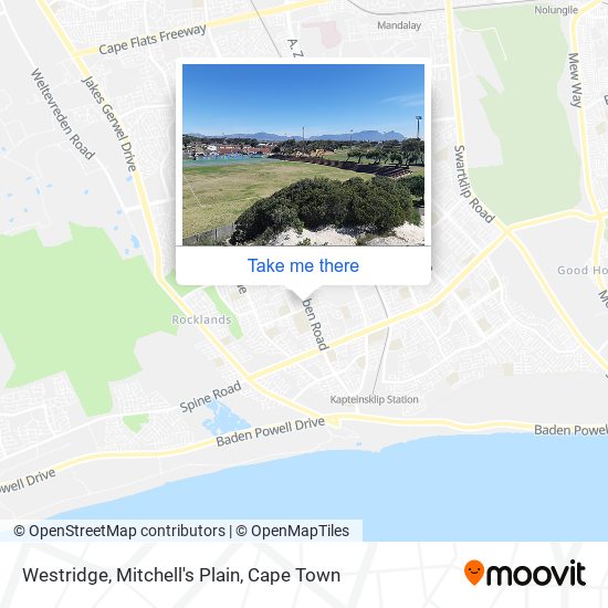 Westridge, Mitchell's Plain map