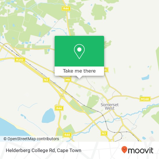 Helderberg College Rd map