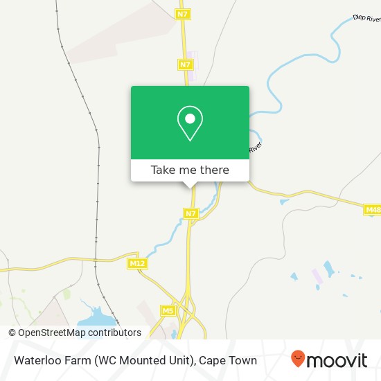 Waterloo Farm (WC Mounted Unit) map