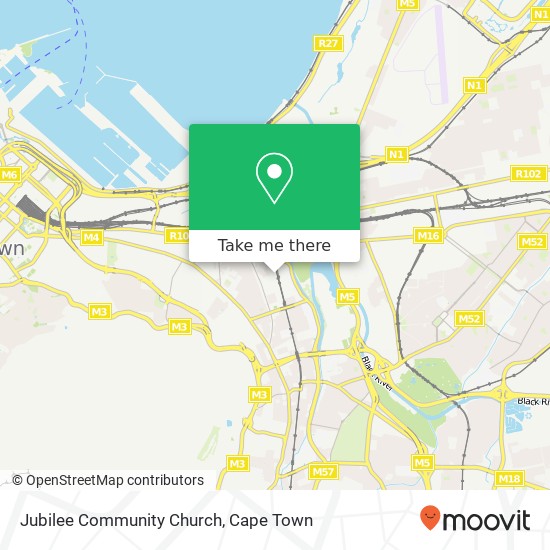 Jubilee Community Church map