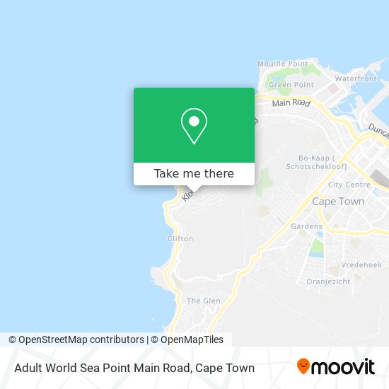 Adult World Sea Point Main Road map