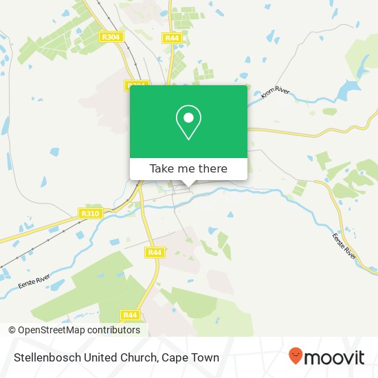 Stellenbosch United Church map