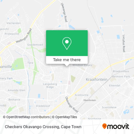 Checkers Okavango Crossing map