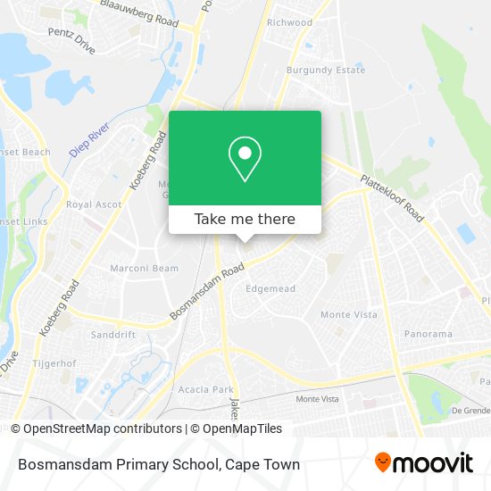 Bosmansdam Primary School map