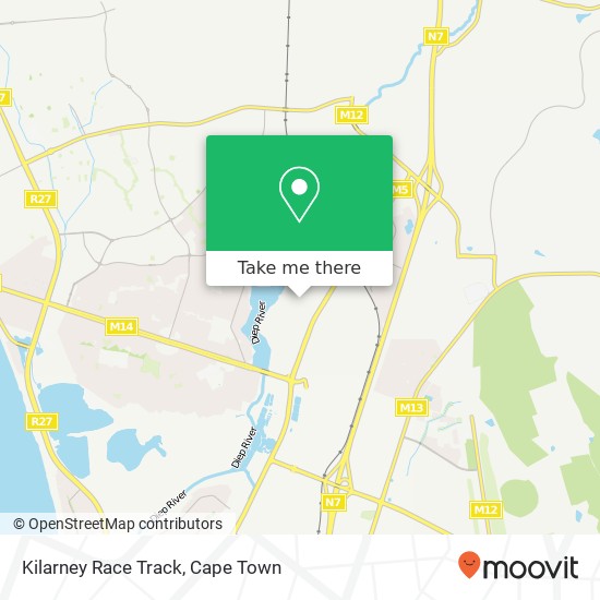 Kilarney Race Track map