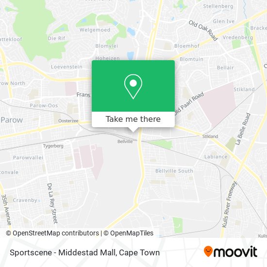 Sportscene - Middestad Mall map