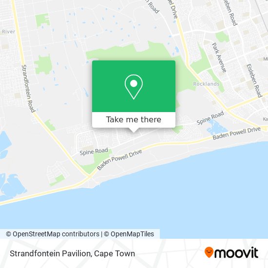 Strandfontein Pavilion map
