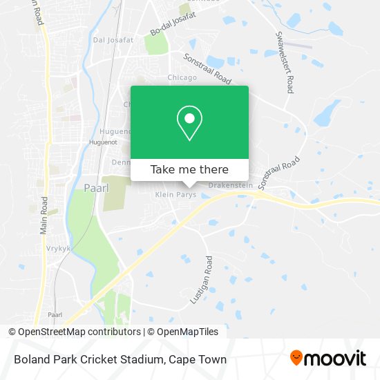Boland Park Cricket Stadium map