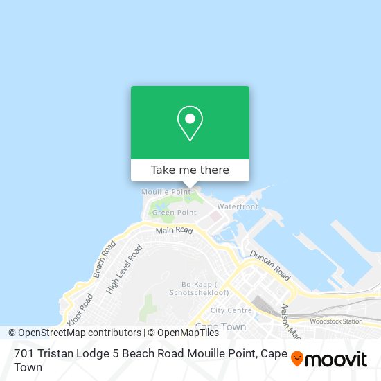 701 Tristan Lodge 5 Beach Road Mouille Point map