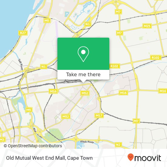 Old Mutual West End Mall map