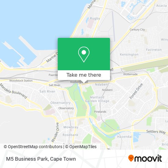 M5 Business Park map