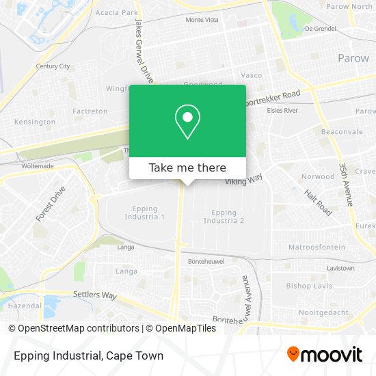 Epping Industrial map