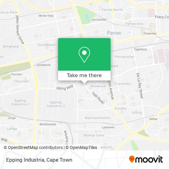 Epping Industria map