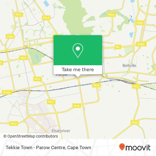Tekkie Town - Parow Centre map