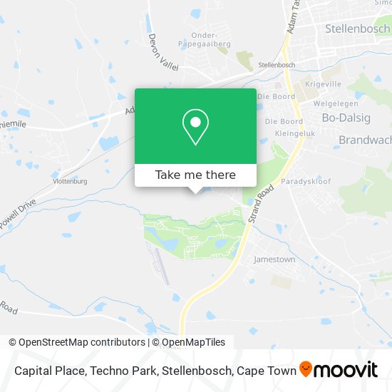 Capital Place, Techno Park, Stellenbosch map