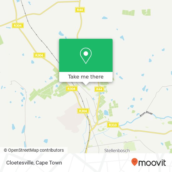 Cloetesville map