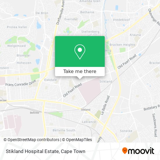 Stikland Hospital Estate map