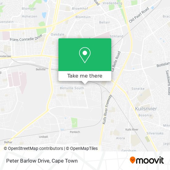 Peter Barlow Drive map