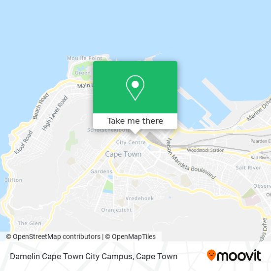 Damelin Cape Town City Campus map