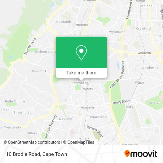 10 Brodie Road map
