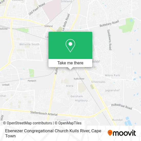 Ebenezer Congregational Church Kuils River map