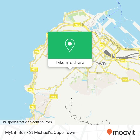 MyCiti Bus - St Michael's map