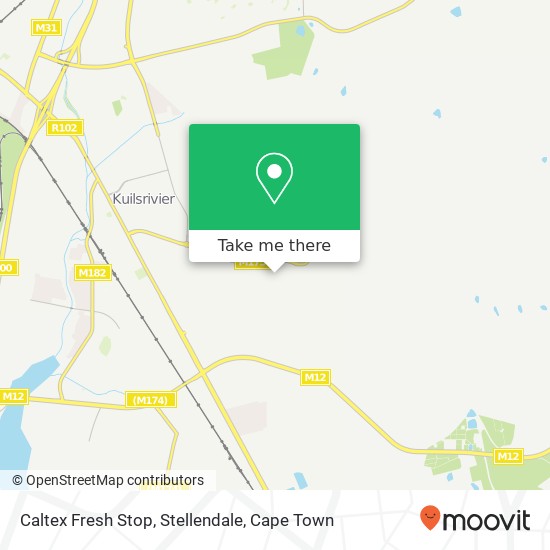 Caltex Fresh Stop, Stellendale map