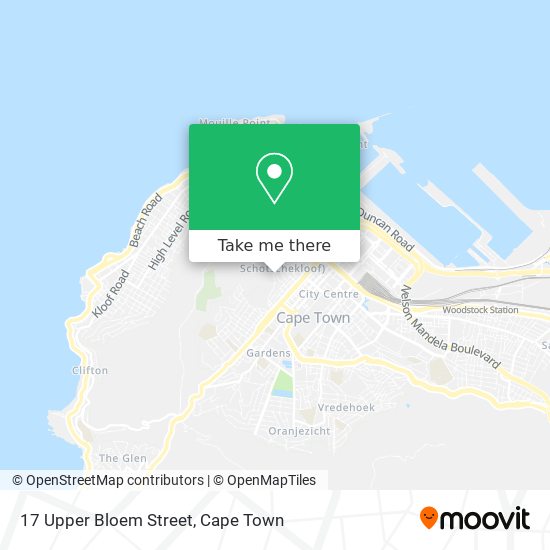 17 Upper Bloem Street map