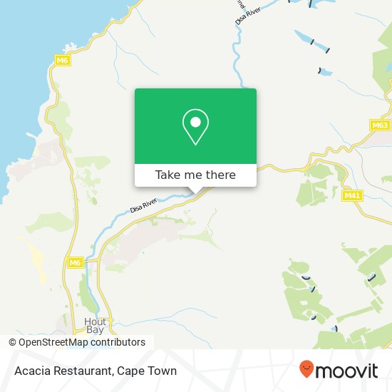 Acacia Restaurant map