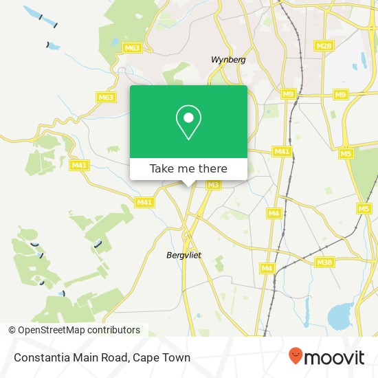 Constantia Main Road map