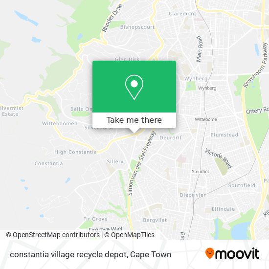 constantia village recycle depot map
