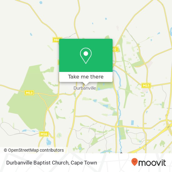 Durbanville Baptist Church map
