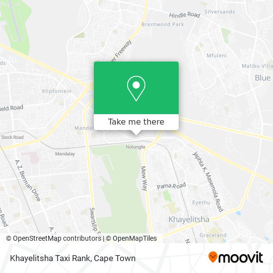 Khayelitsha Taxi Rank map