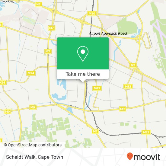Scheldt Walk map