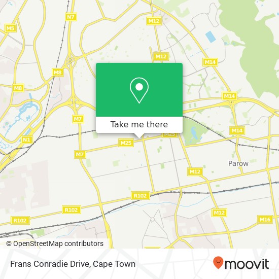 Frans Conradie Drive map